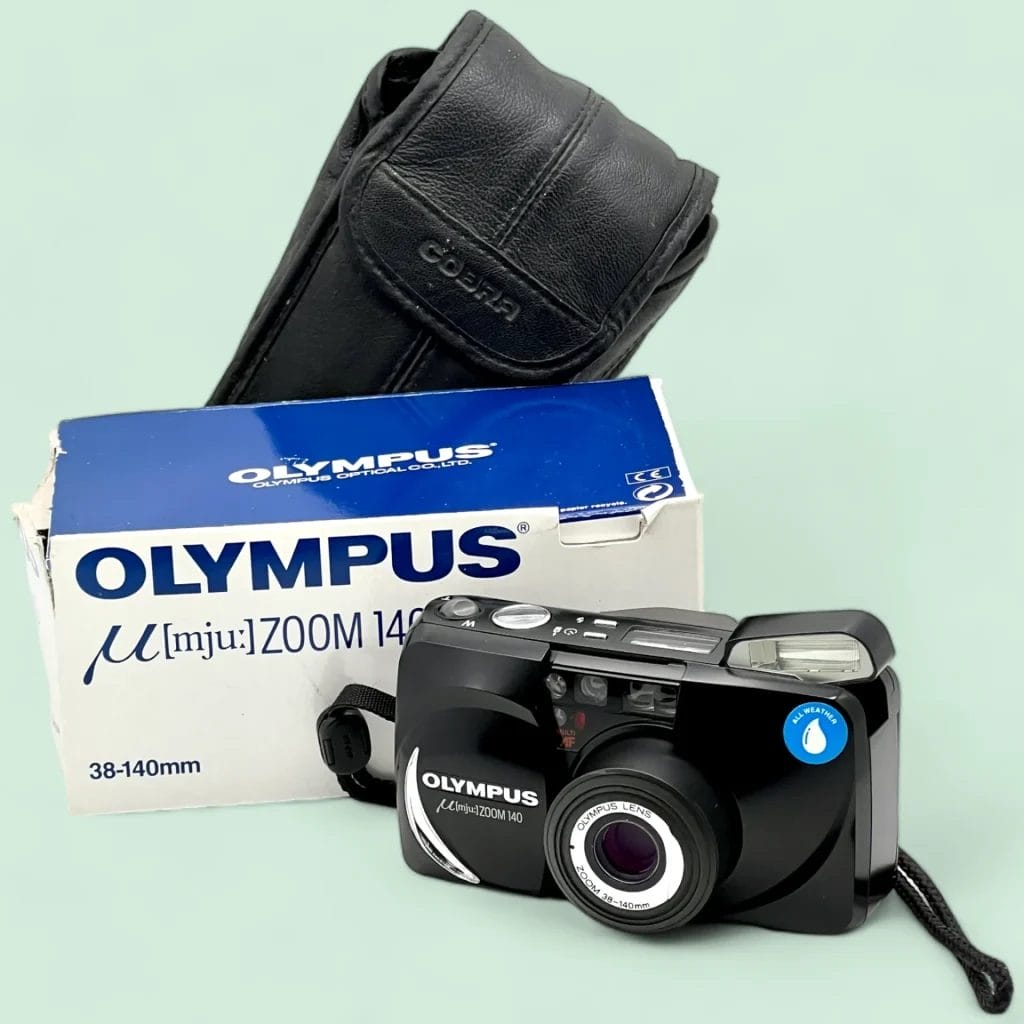 Olympus Mju Zoom 140 - Black - Analogue Revival