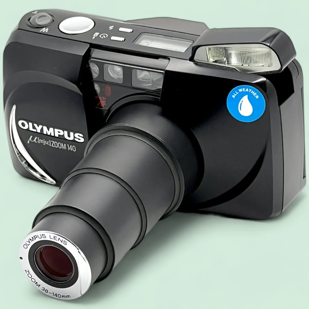 Olympus Mju Zoom 140 - Black - Analogue Revival
