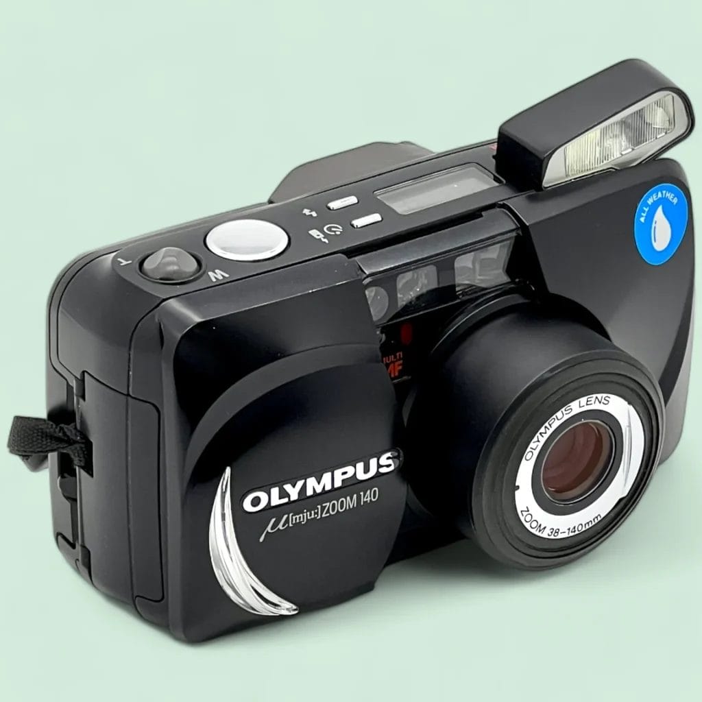 Olympus Mju Zoom 140 - Black - Analogue Revival