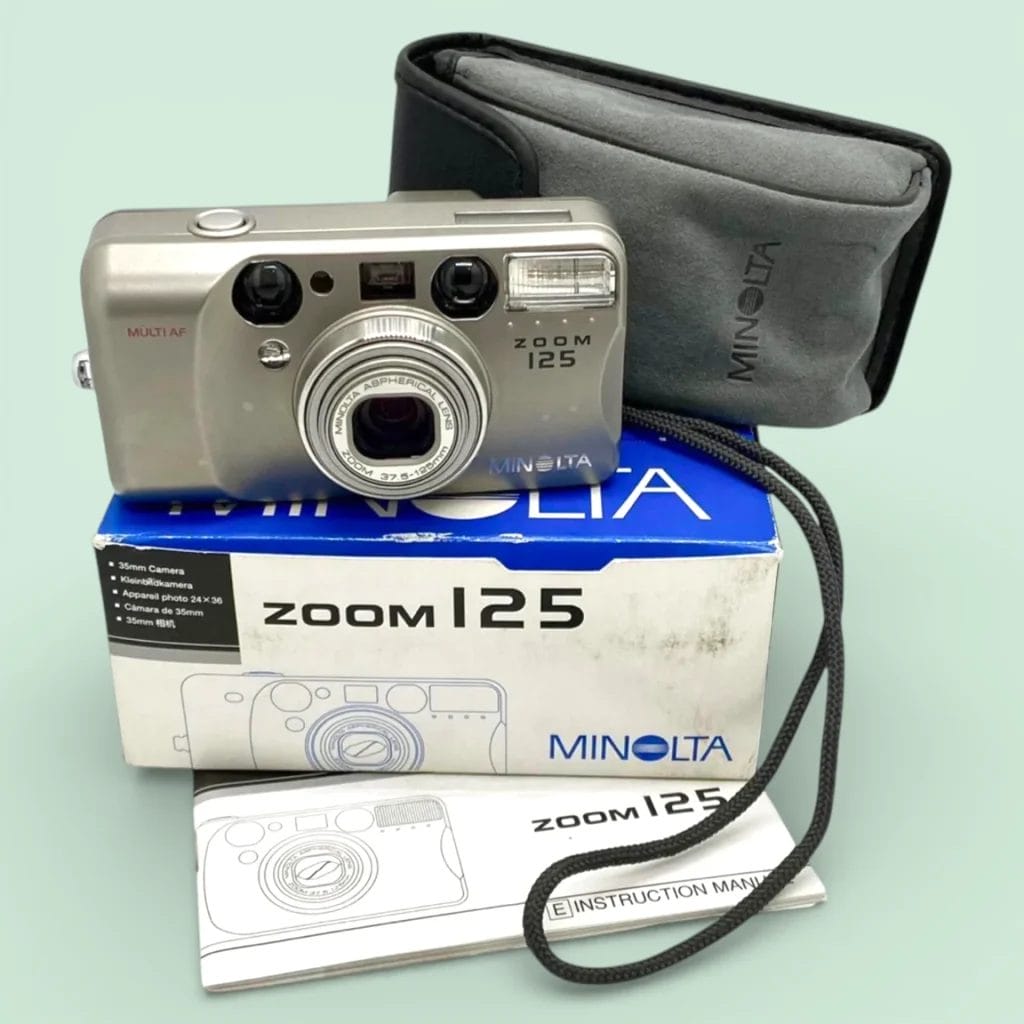 MINOLTA  RIVAZOOM125  フィルムカメラ Minolta Riva Zoom 125 - Analogue Revival