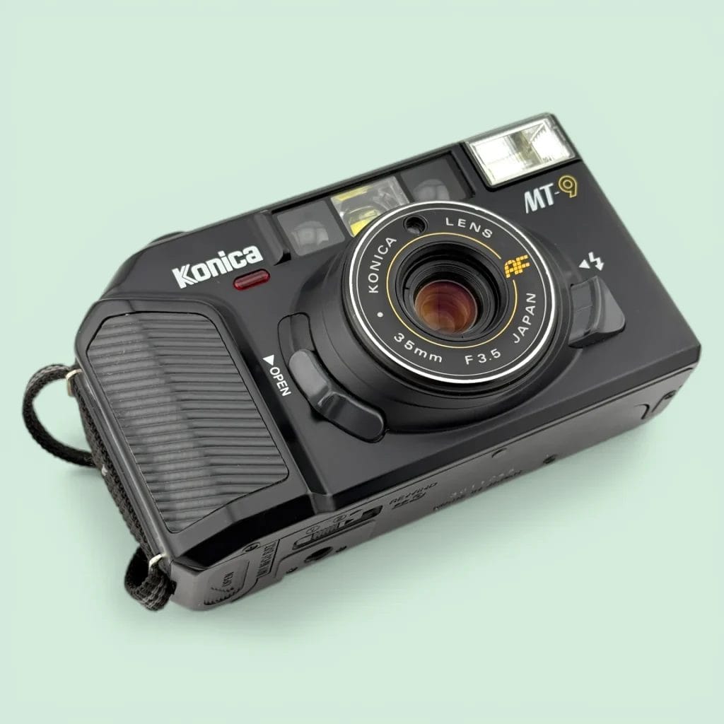 B品 Konica MT-9 フィルムカメラ ブラック Konica MT9 - Analogue Revival
