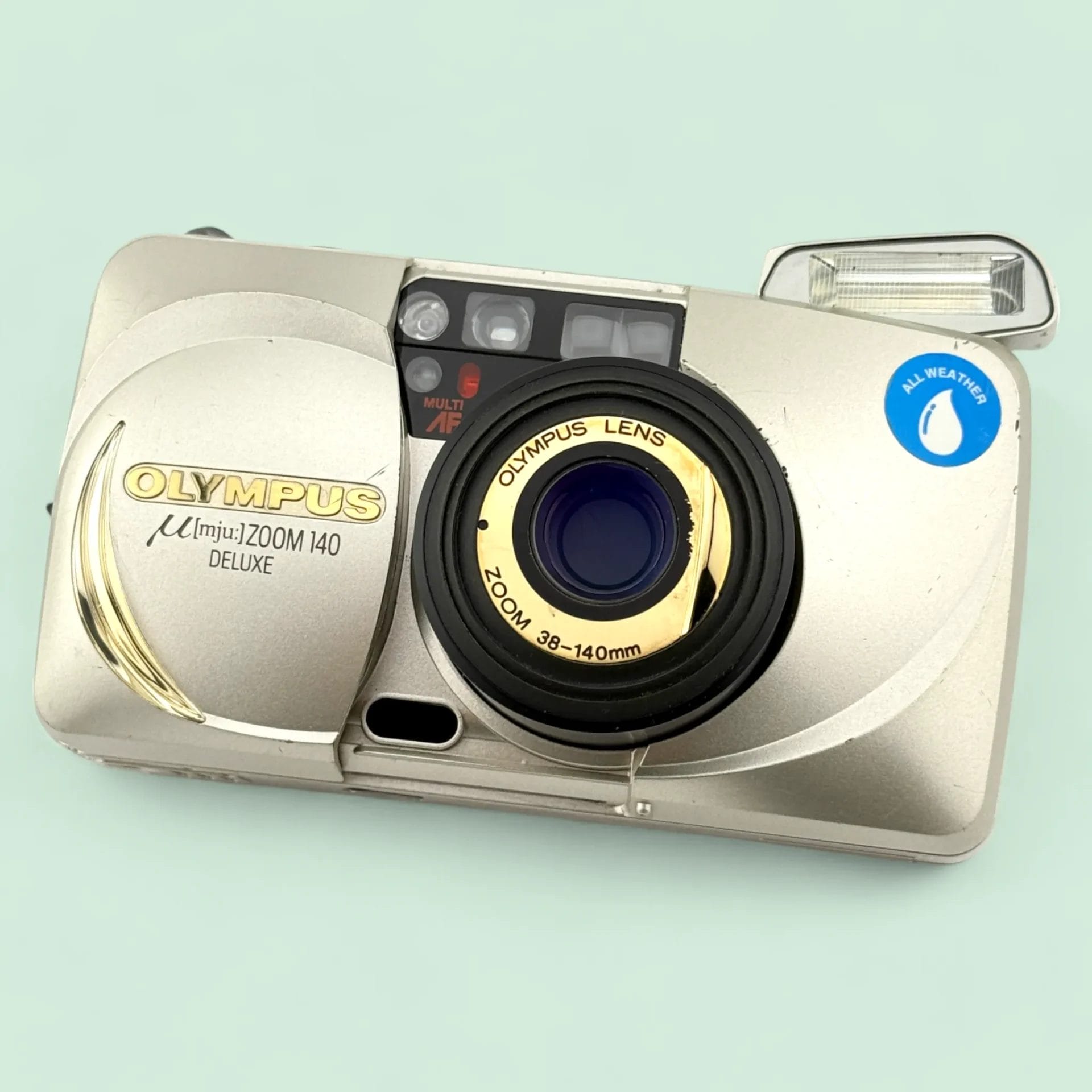 Olympus Mju Zoom 140 Deluxe - Silver - Analogue Revival