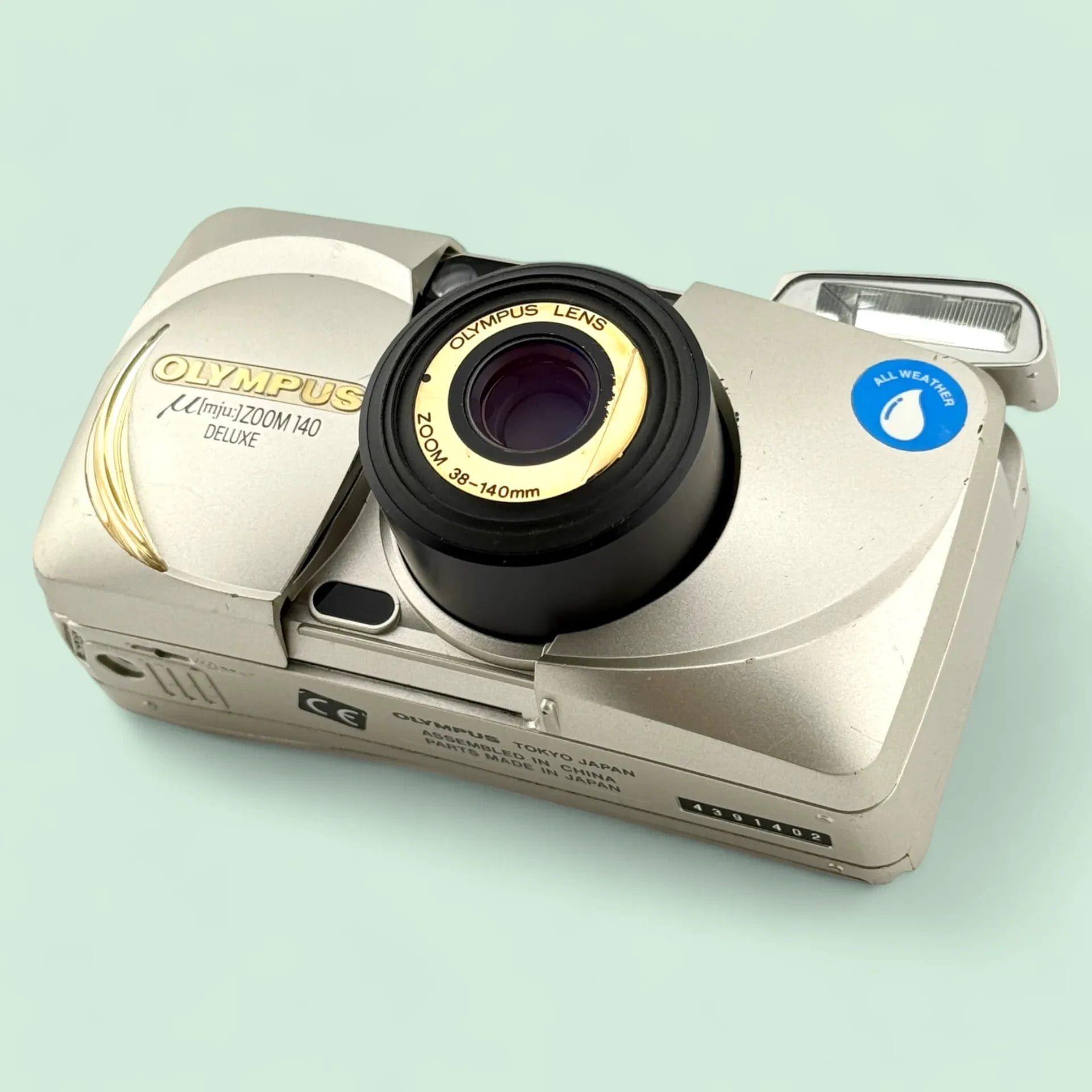 Olympus Mju Zoom 140 Deluxe - Silver - Analogue Revival