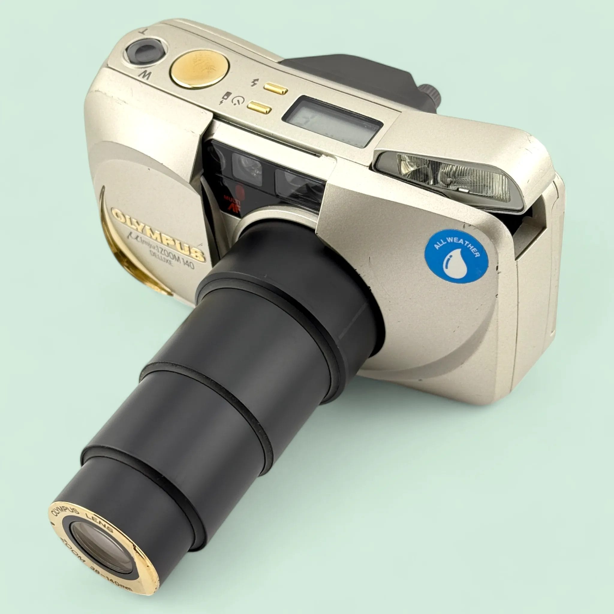 Olympus Mju Zoom 140 Deluxe - Silver - Analogue Revival