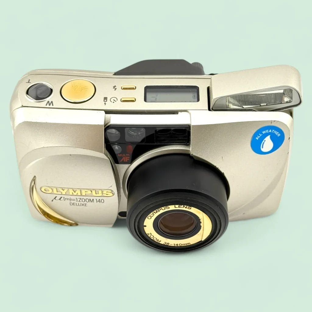 Olympus Mju Zoom 140 Deluxe - Silver - Analogue Revival