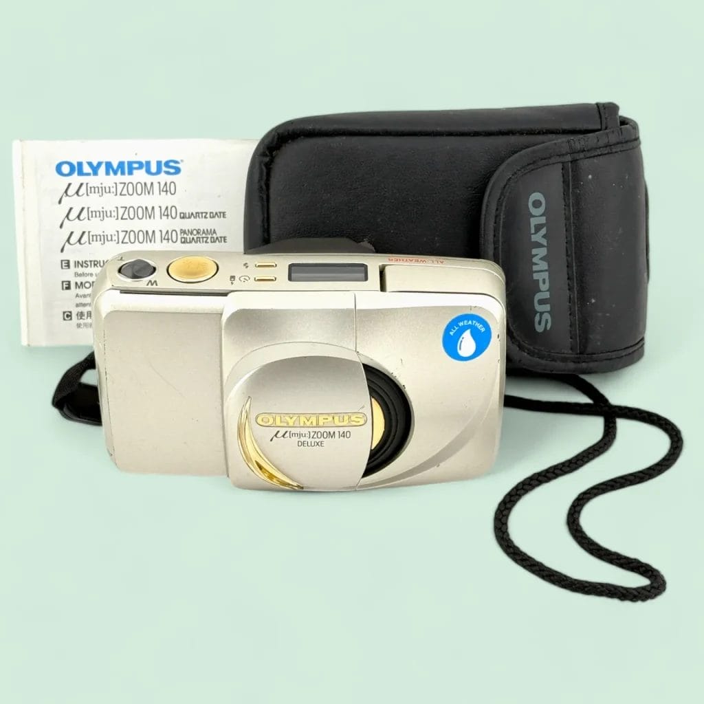 Olympus Mju Zoom 140 Deluxe - Silver - Analogue Revival