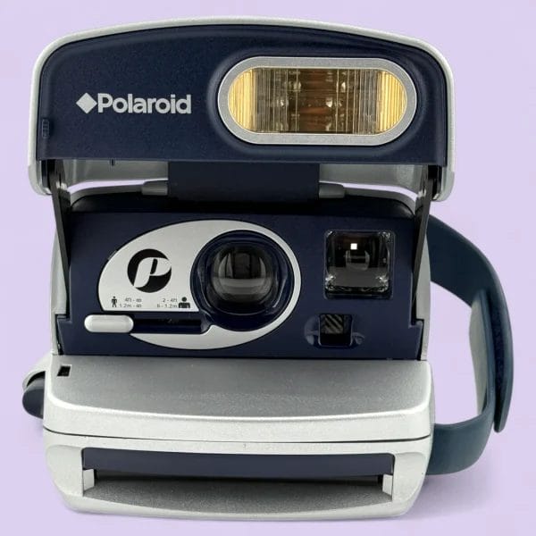 Polaroid 600 Silver/Blue - Analogue Revival