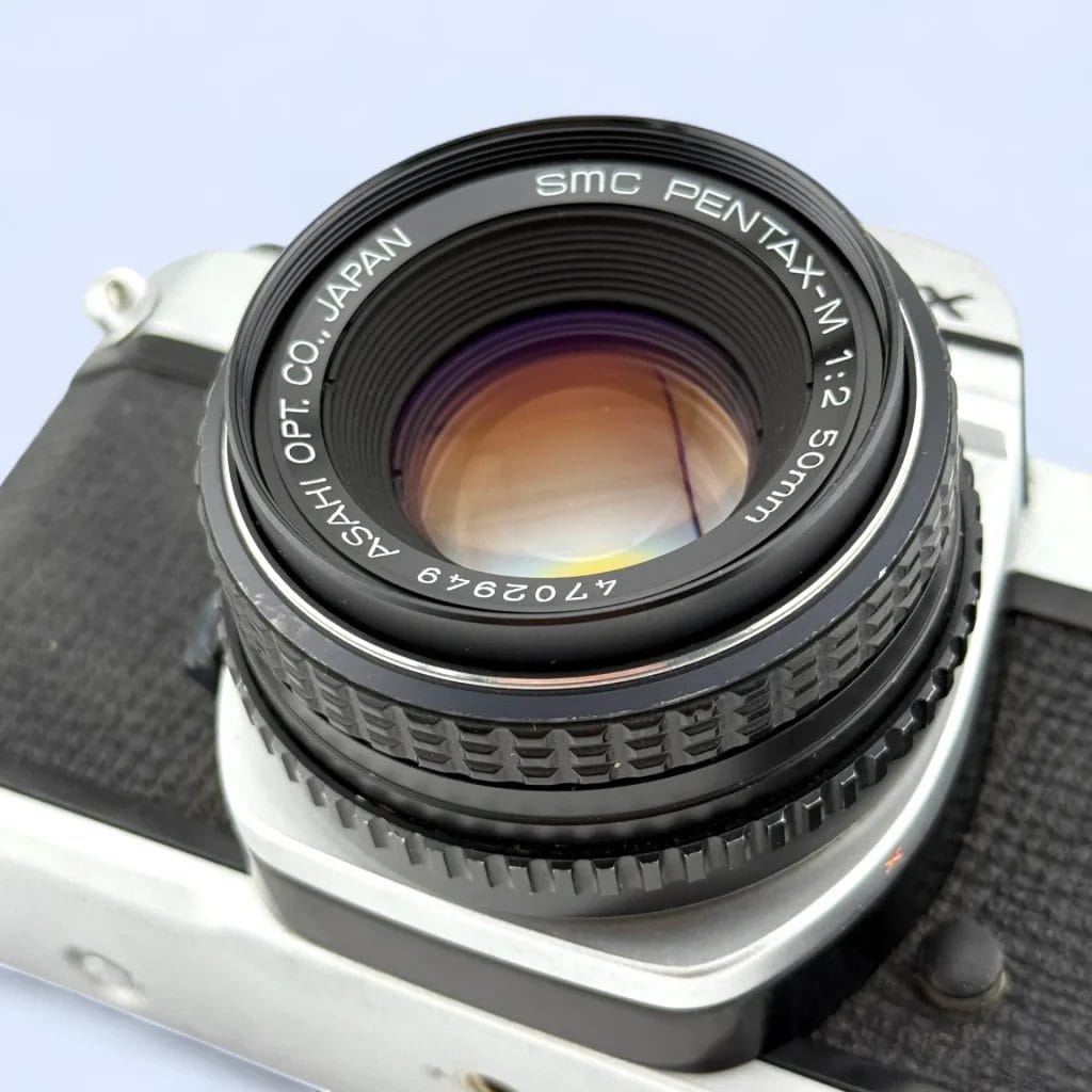 【整備済完動品・美品】PENTAX K1000 RIKENON 50mm F2 Pentax K1000 35mm SLR Film Camera with 50mm F2 Lens (TESTED
