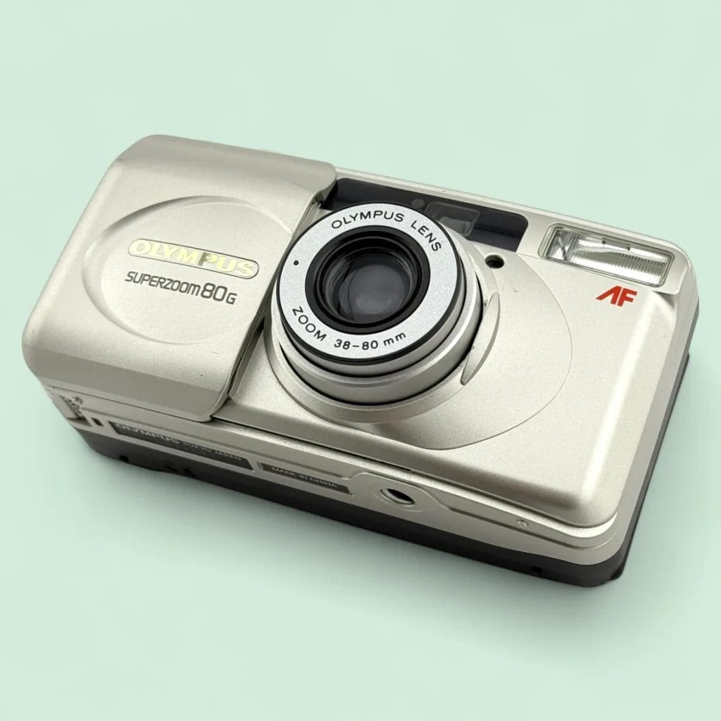 【美品】OLYMPUS SUPER ZOOM 80G コンパクトカメラ ☆コンパクトフィルムカメラ☆ オリンパス OLYMPUS SUPER zoom