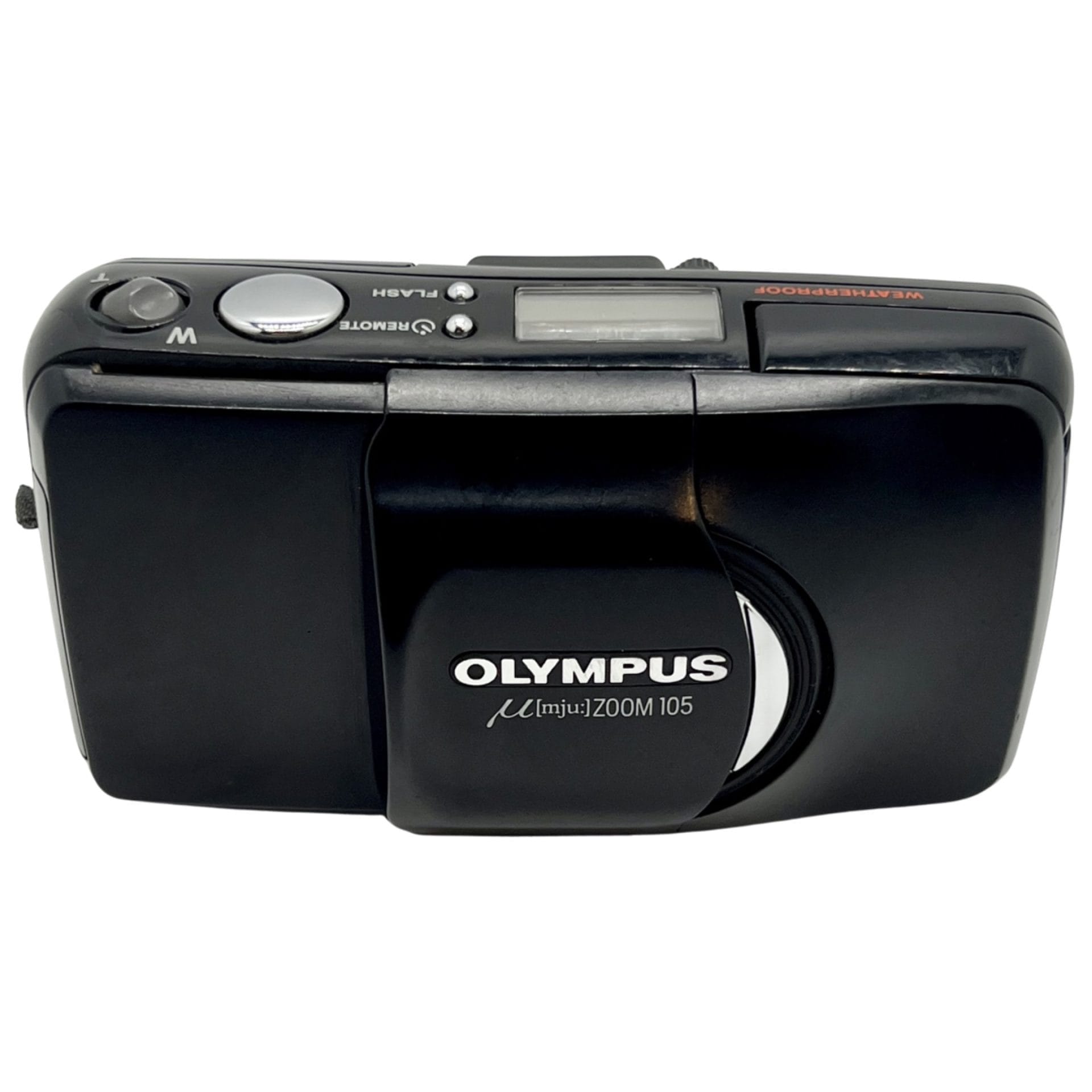 ☆A OLYMPUS μ [mju:] ZOOM 105 コンパクトフィルムカメラ シャッター