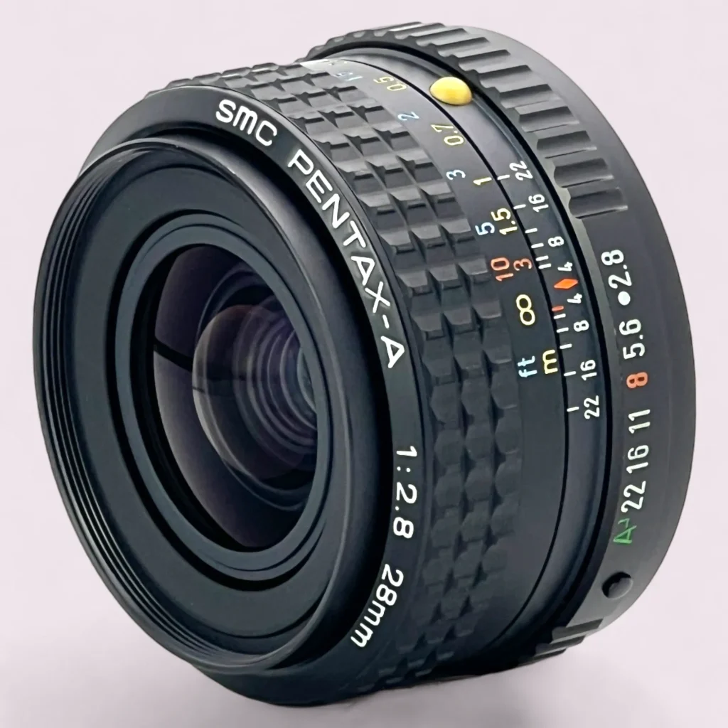 Pentax A 28mm f/2.8 PK Mount Lens - Analogue Revival Pentax A 28mm f/2.8 PK Mount Lens - Analogue Revival