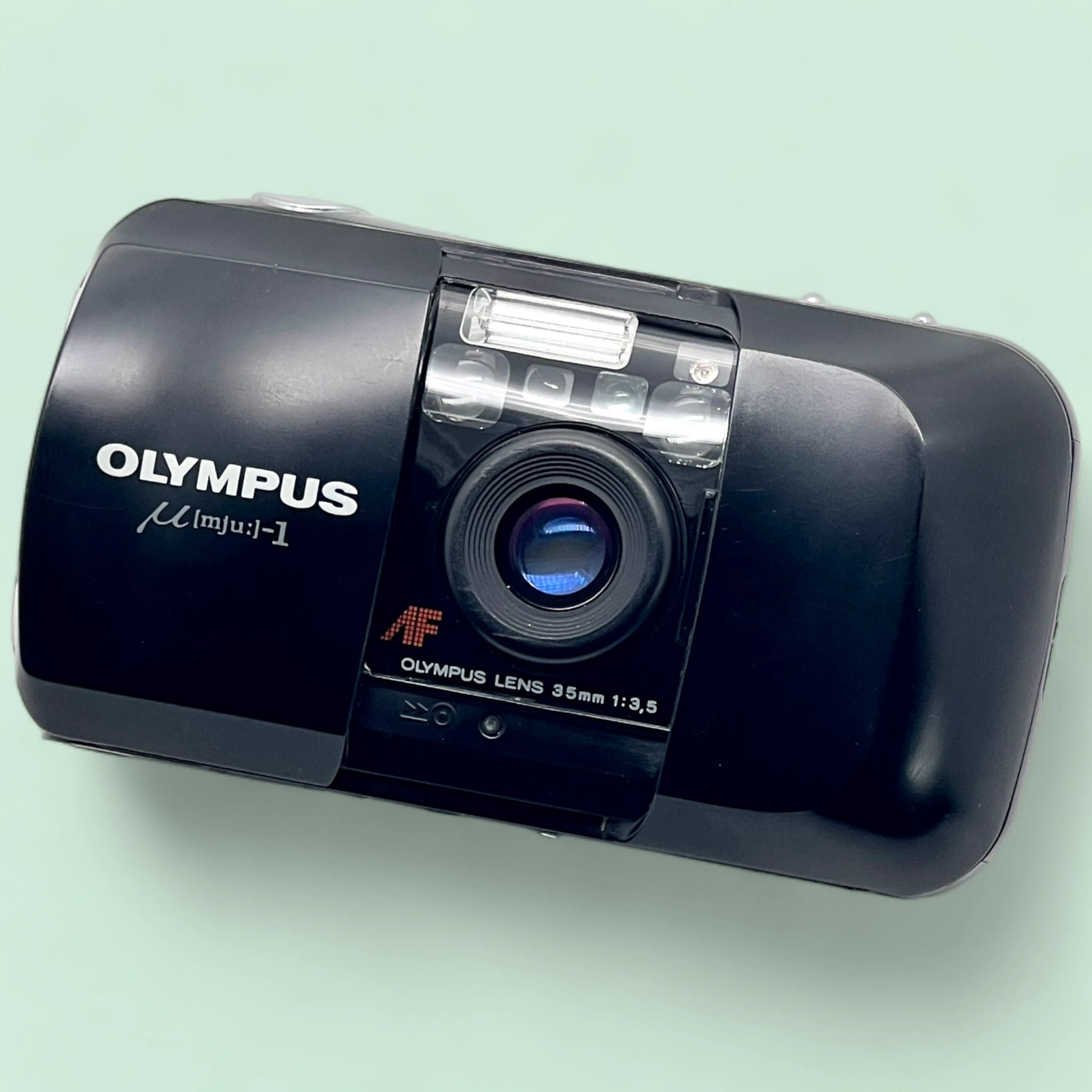 OLYMPUS μ mju 35mm 1:3.5 フィルムカメラ　初代 Olympus Mju 1 Review 35mm Lens f3.5 a.k.a. Infinity Stylus