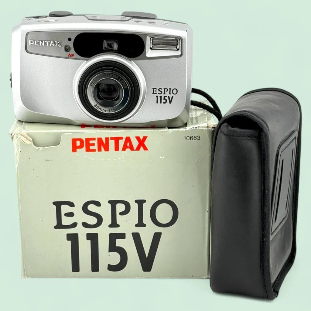 完動品】PENTAX ESPIO 115 AF ZOOM 38-115mm BLACK ペンタックス