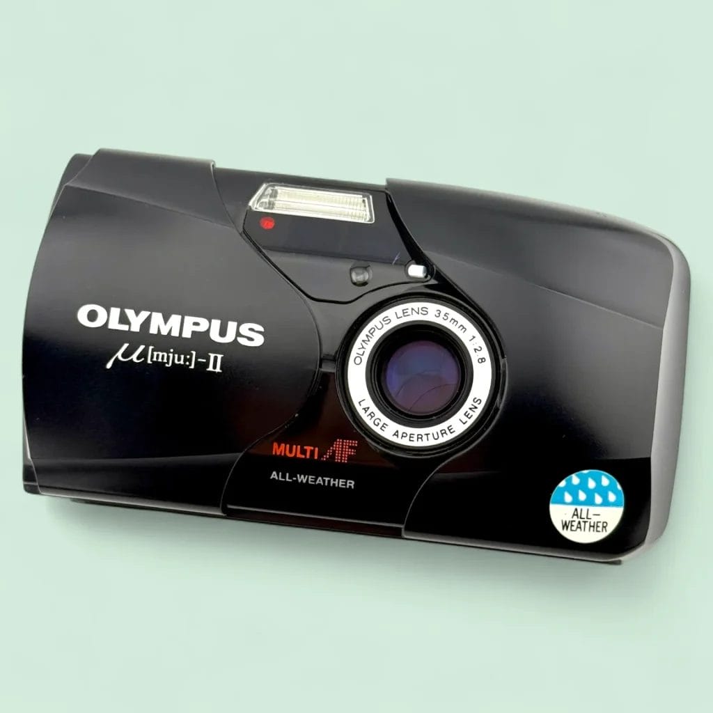 273:Olympus　オリンパス μ mju-Ⅱ　ブラック 中古】OLYMPUS オリンパス μ[mju:]-II ミューII Limited