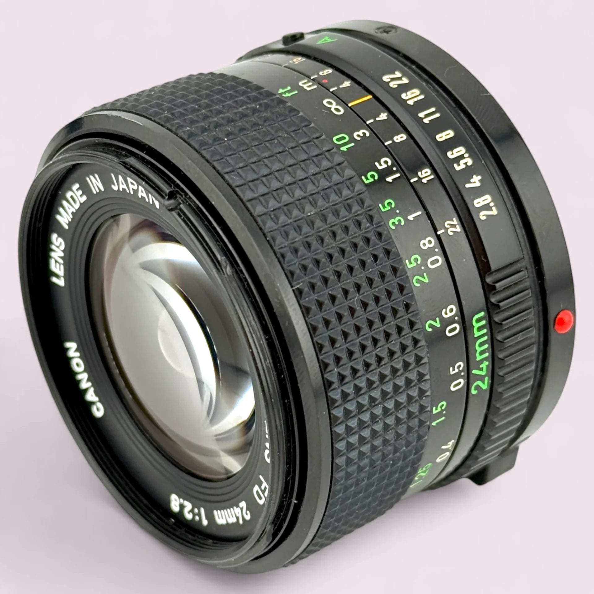 FOR PARTS] Canon FD 24mm f/2.8 Chrome Nose Wide Angle Prime