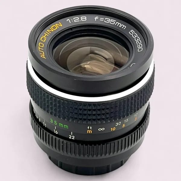 Chinon 35mm f/2.8 lens M42 Mount Lens - Analogue Revival