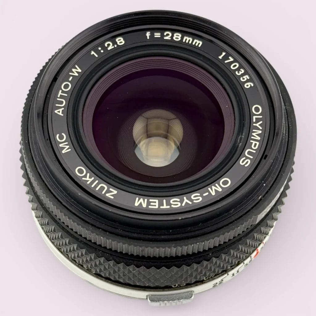 Olympus 28mm f/2.8 OM Mount Lens Wide Angle - Analogue Revival