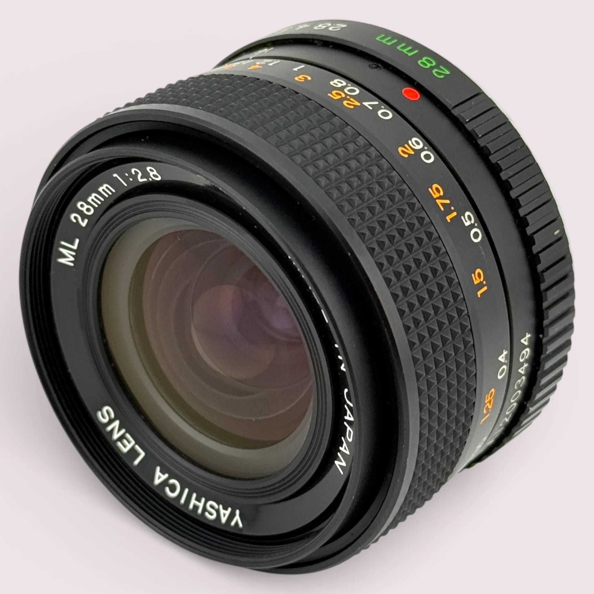 Yashica 28mm f/2.8 lens Yashica/Contax mount - Analogue Revival