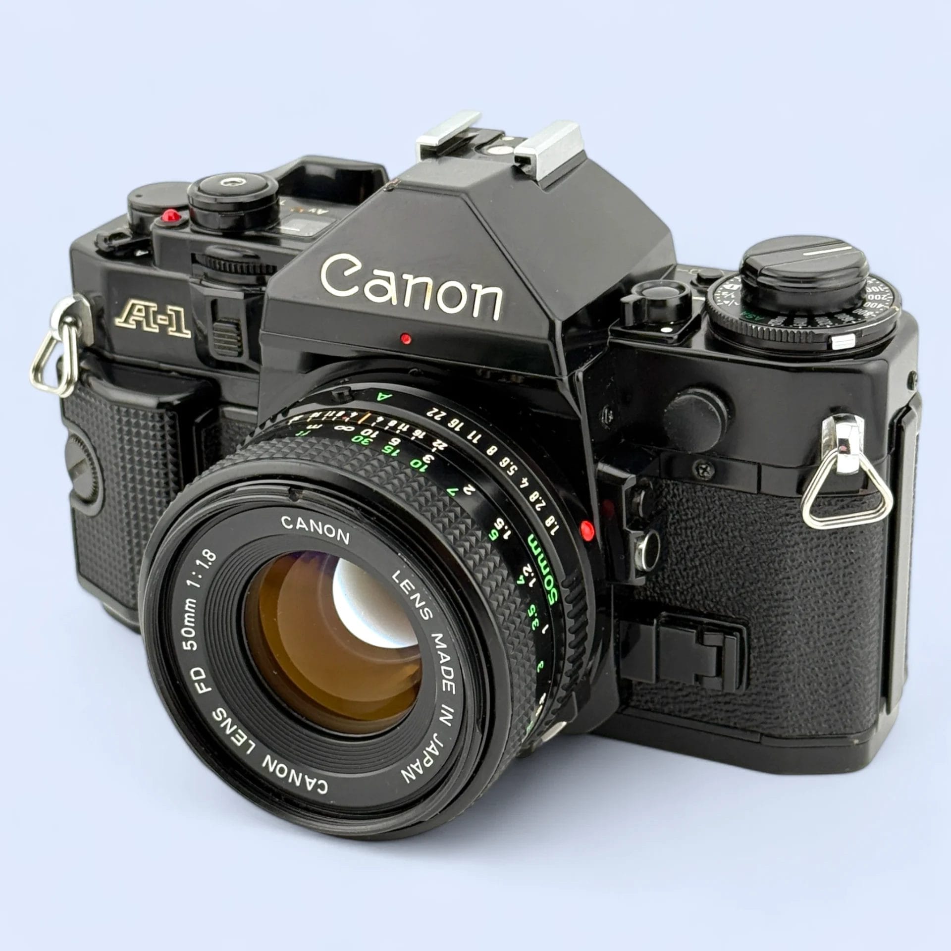 61268a Canon キャノン A-1 50mm 1:1.4 フィルムカメラ 動作未確認