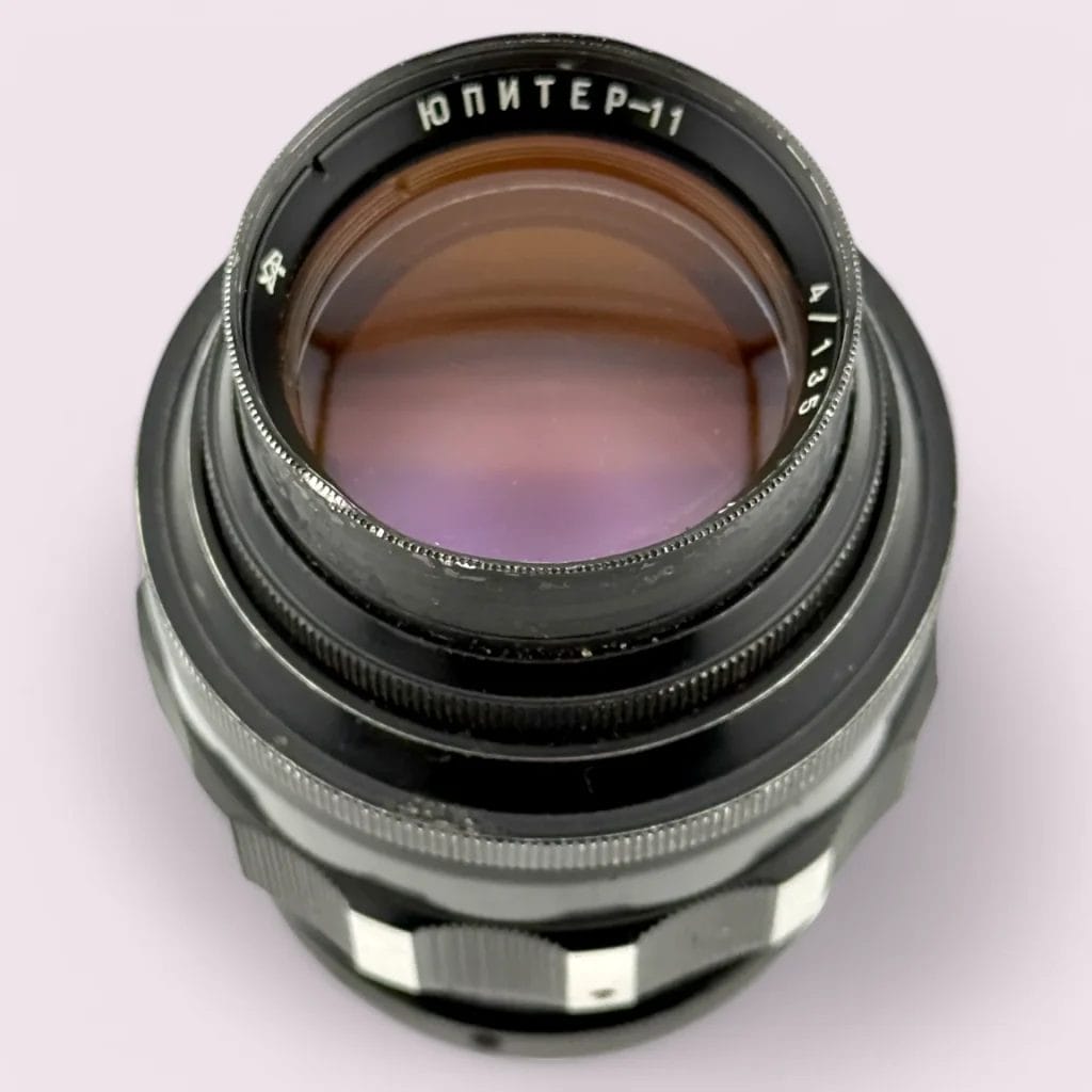 Jupiter-11 135mm F/4 Lens M42 Mount - USSR Made - Analogue Revival