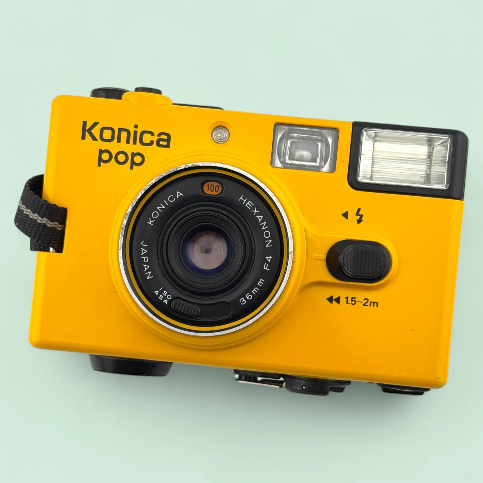 Appareil Photo Konica POP New - Rose, Compact 35mm - Très Bon État