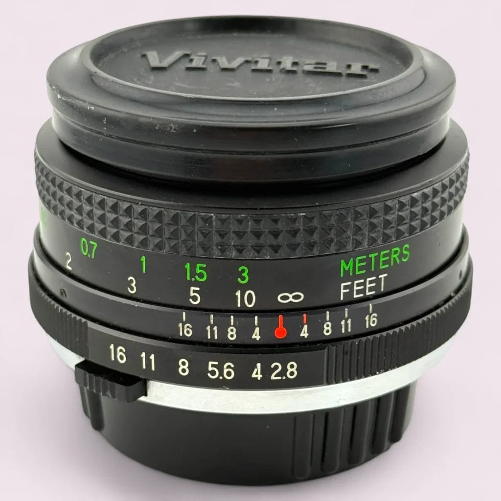 MINT* Olympus OM Vivitar 28mm f/ 2.5 Lens Wide Angle OM-1 OM-2 OM-10 OM-4 Ti
