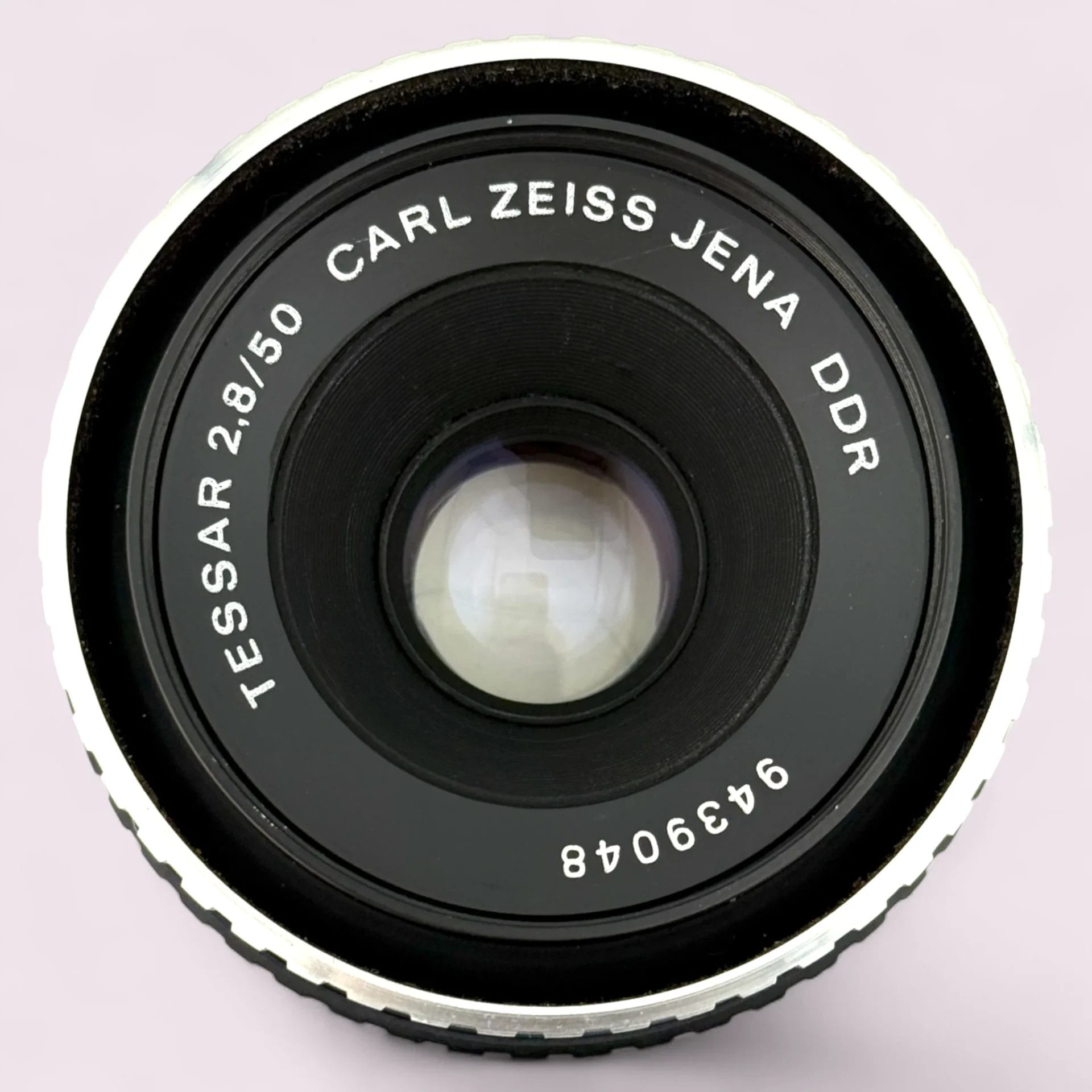 Carl Zeiss Jena DDR Tessar 50mm f/2.8 M42 Lens Zebra - Analogue