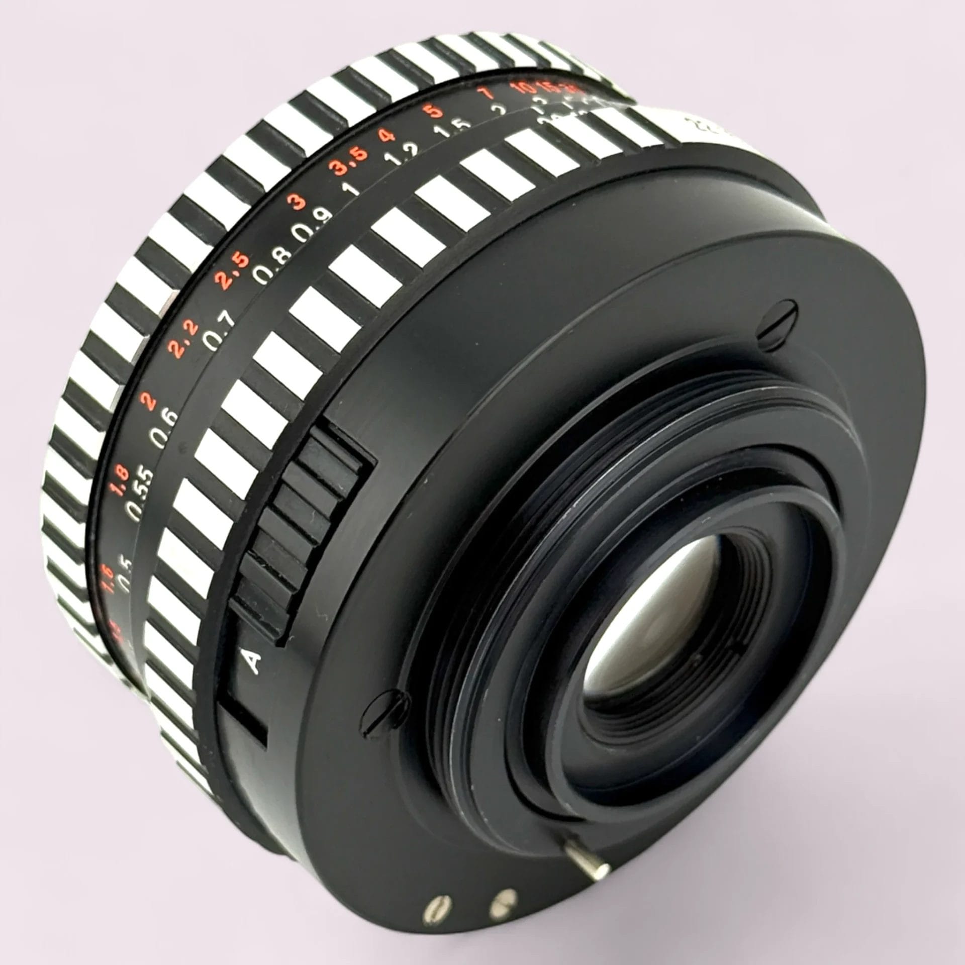 Carl Zeiss Jena DDR Tessar 50mm f/2.8 M42 Lens Zebra - Analogue