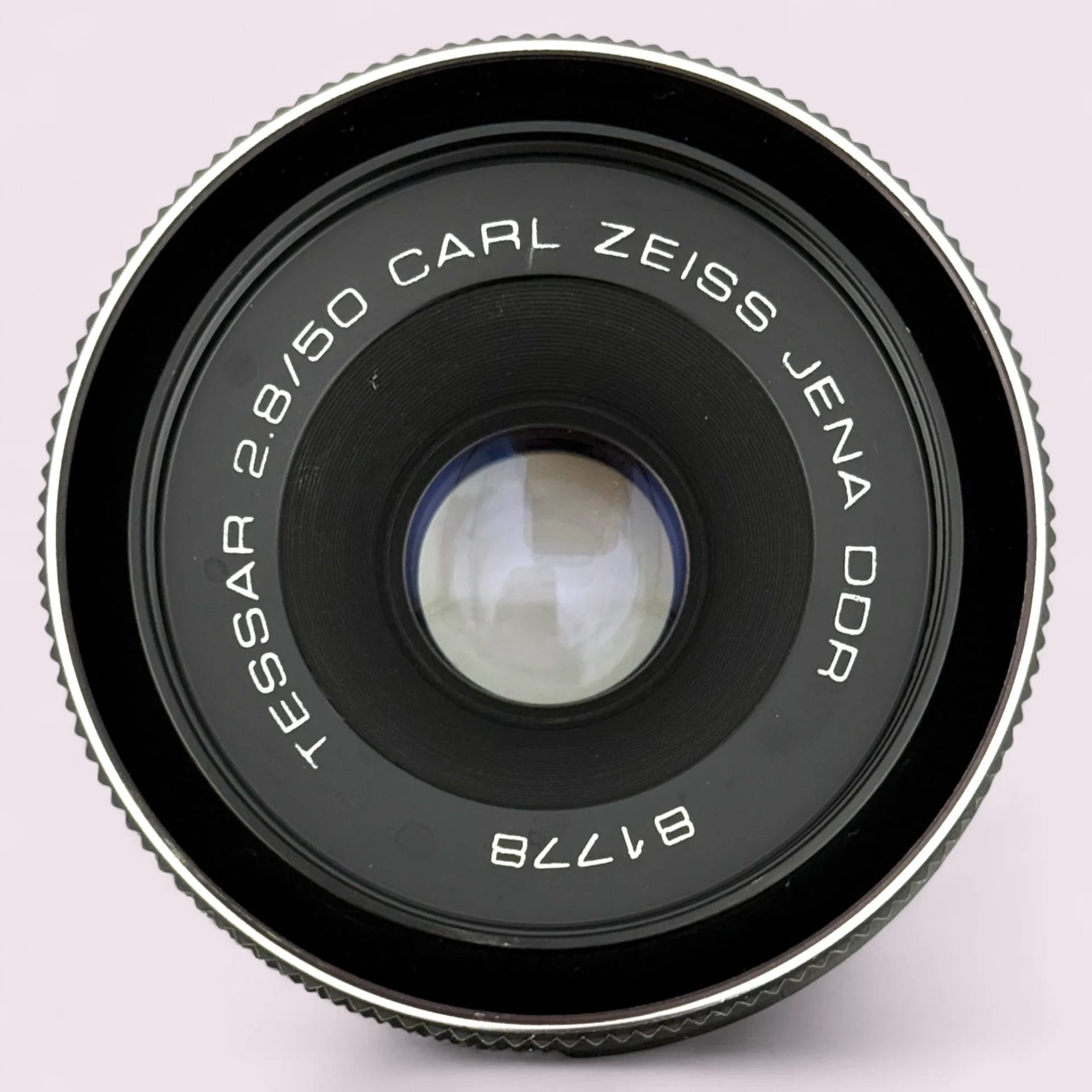 Carl Zeiss Jena DDR Tessar 50mm f/2.8 M42 Lens Black - Analogue