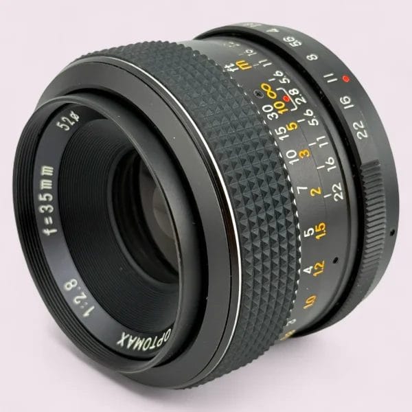 Optomax 35mm f/2.8 M42 Lens Auto - Analogue Revival