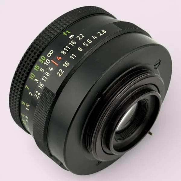 Carl Zeiss Jena DDR Tessar 50mm f/2.8 M42 Lens Black - Analogue