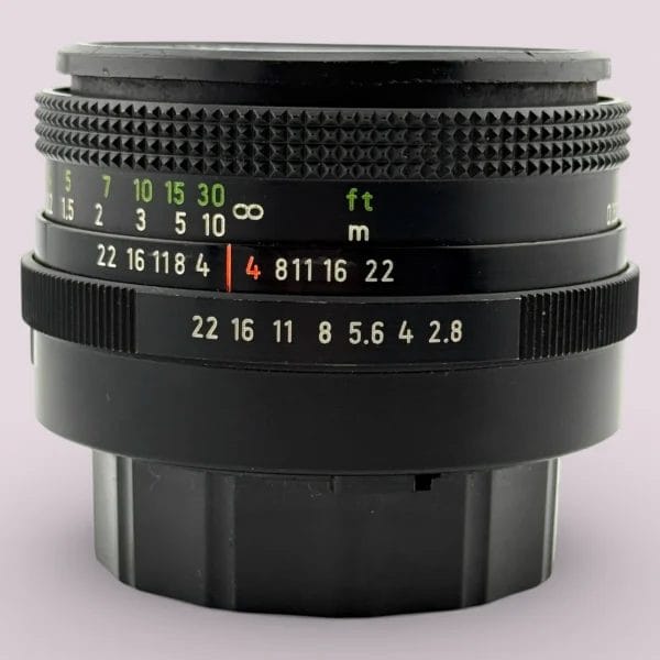 Carl Zeiss Jena DDR Tessar 50mm f/2.8 M42 Lens Black - Analogue