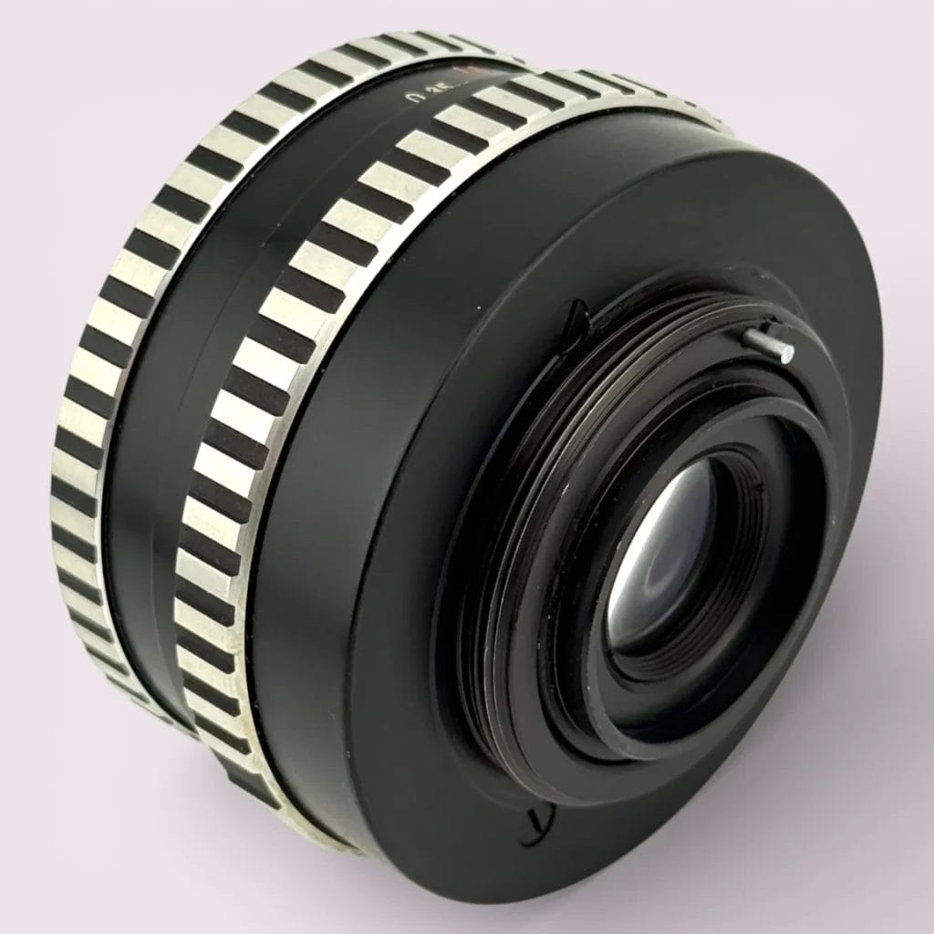 Carl Zeiss Jena DDR Tessar 50mm f/2.8 M42 Lens Zebra - Analogue